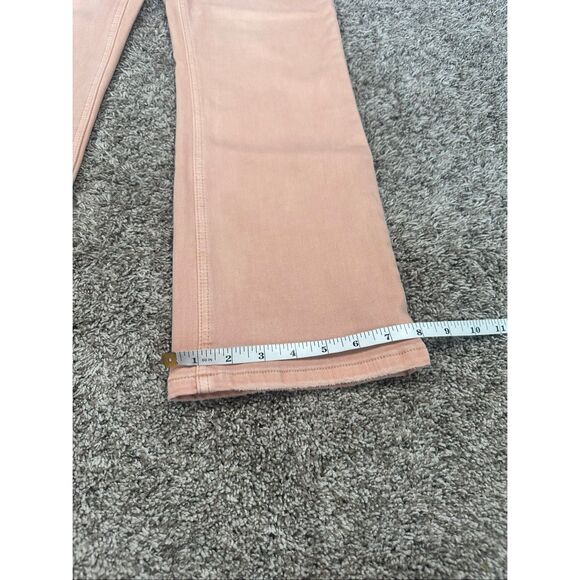 Vervet Peach Colored Jeans High Rise Straight Leg Fit Stretchy Distressing 29 - Picture 9 of 10